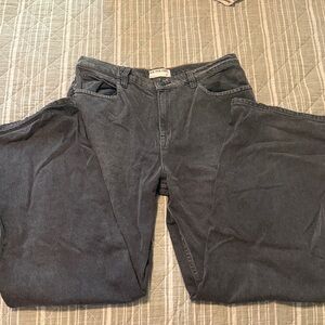 We The Free Black Straight Leg Jeans